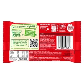 KitKat 4 Finger Milk Chocolate Bar 45g back