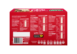 KitKat Christmas Cabin Kit 932g back