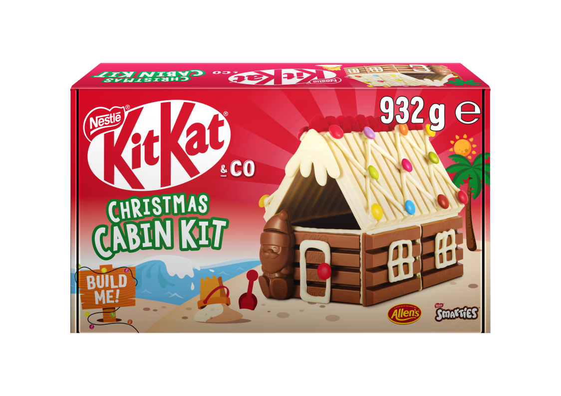 KitKat Christmas Cabin Kit 932g