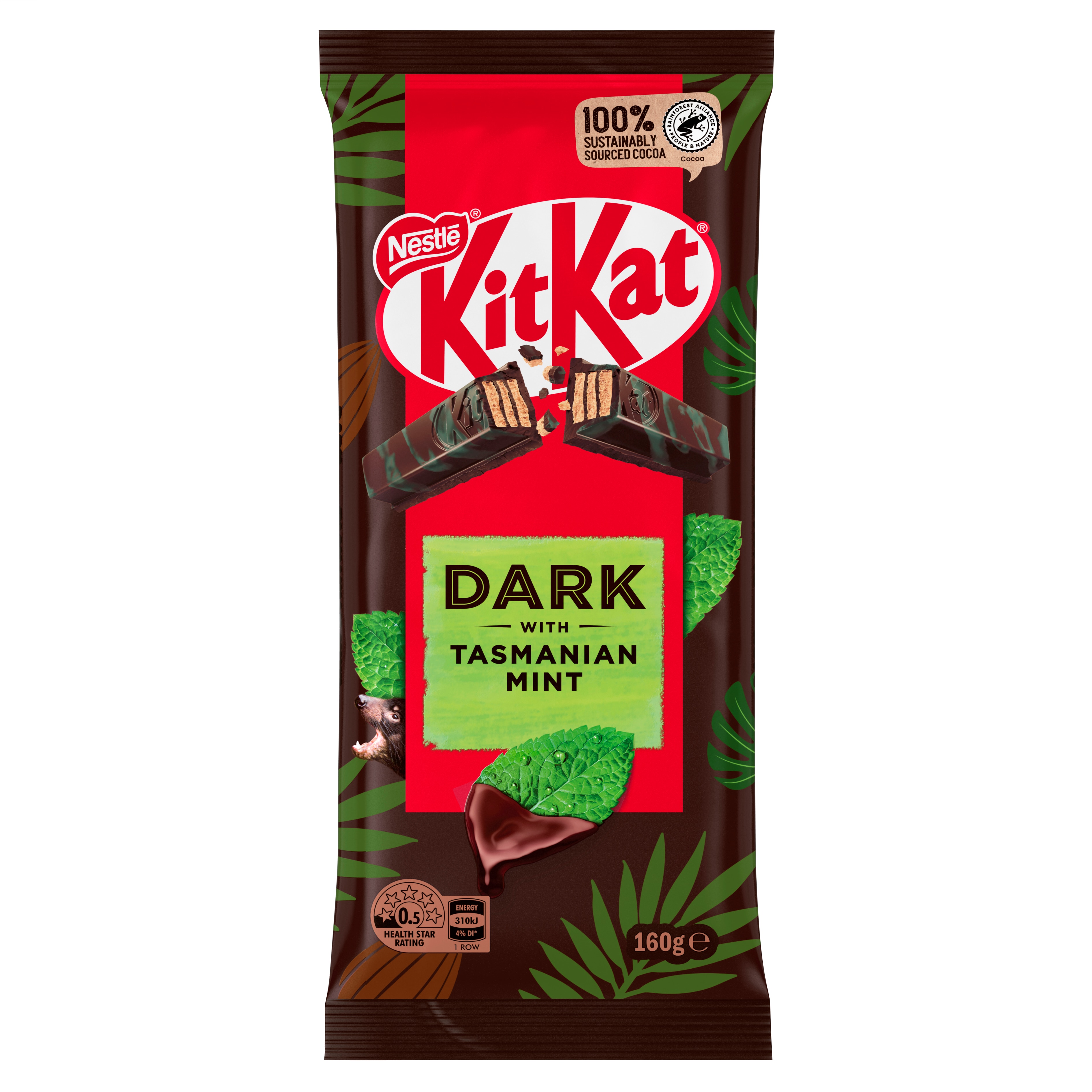 KITKAT Tasmanian dark mint chocolate block