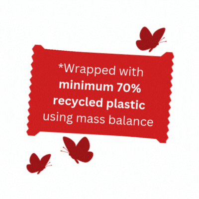 Minimum 70% of recycled plastic image