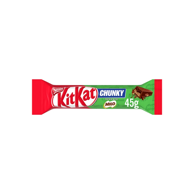 KitKat Chunky packed with MILO bar 45g