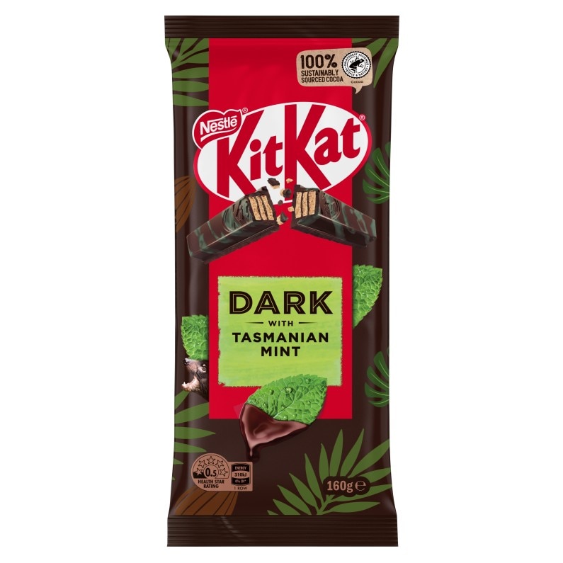 KITKAT Tasmanian dark mint chocolate block